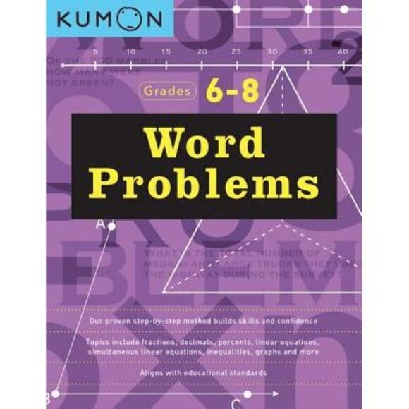 Kumon Word Problems Grades 6/8 -- Kumon - Picture 1 of 1